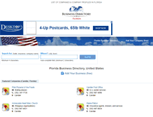 Tablet Screenshot of florida-businessdirectory.com
